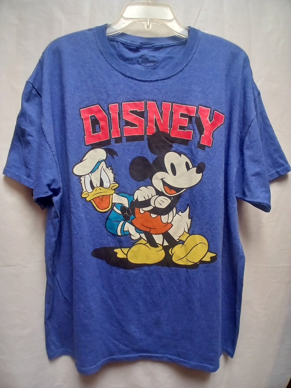Disney Men's Blue Mickey & Donald Graphic T-Shirt